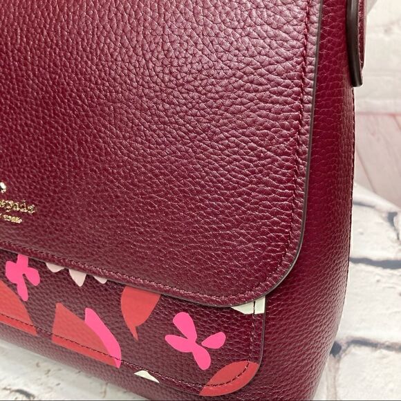 KATE SPADE melody forest floral flap shoulder bag Rare to find - Picture 11 of 12